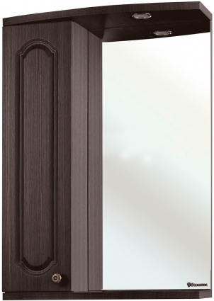 Зеркало-шкаф Bellezza Камелия 55 L венге левое, с полками
