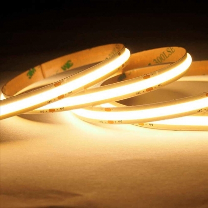 Светодиодная лента Jazzway 12W/m 384Led/m СОВ теплый белый 5M 5036123 цвет белый, мощность 60 Вт