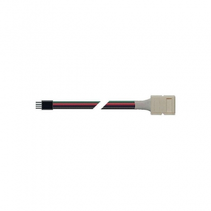 Коннектор RGB контроллер – RGB лента Jazzway PLSC-10x4/15 (5050 RGB) 5шт 1017161 цвет белый