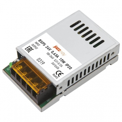 Блок питания Jazzway BSPS 24V 15W IP20 0,63A 5018457, цвет серый