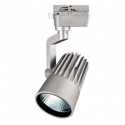 Трековый светодиодный светильник Jazzway PTR 0130-2 5023741 в стиле Хай-тек, цвет серый