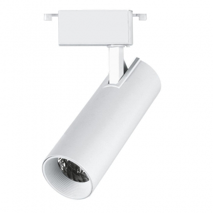 Трековый светодиодный светильник Jazzway PTR 0610 5035690 в современном стиле, цвет белый