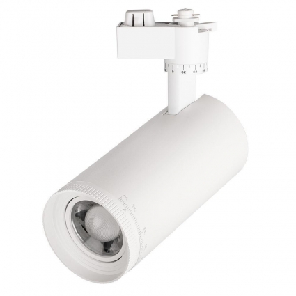 Трековый светодиодный светильник Jazzway PTR 0728 5030558 в современном стиле, цвет белый