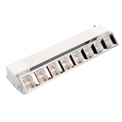 Трековый светодиодный светильник Jazzway PTR 2120R 5031586 в современном стиле, цвет белый