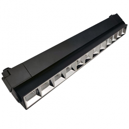 Трековый светодиодный светильник Jazzway PTR 2130R 5031609 в современном стиле, цвет черный