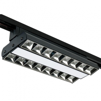 Трековый светодиодный светильник Jazzway PTR 2260R 1F2S 5039551 в современном стиле, цвет черный