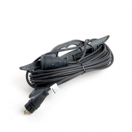 Удлинитель Stekker Professional 1гн 20м с/з PRF22-41-20 49047 цвет черный, мощность 3520 Вт