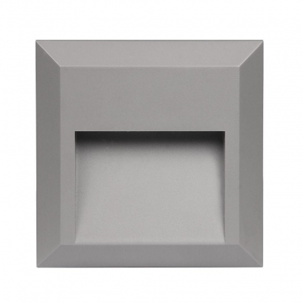 Уличный настенный светодиодный светильник Jazzway PST/W 5005587 в современном стиле, цвет серый