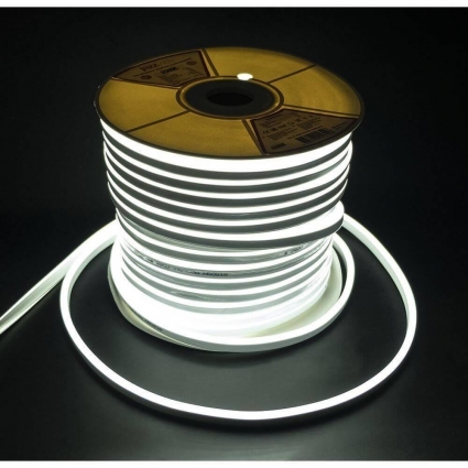 Гибкий неон Jazzway 6W/m 120Led/m 2835SMD холодный белый 50M 5016446B цвет белый, мощность 300 Вт
