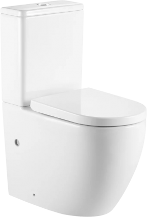 Унитаз-компакт Triton Corso Pro CO-3806 безободковый, с микролифтом, белый, 34.5x61.5 см