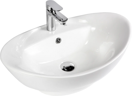 Раковина BOND Oval S15-590 цвет белый