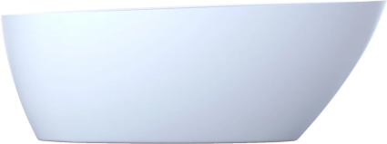 Ванна из искусственного камня Фэма Стелла 4607146342245 без опоры 170x80 см, отдельностоящая, овальная, белая матовая, объем 220 л.