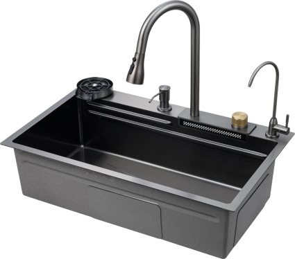 Комплект Savol S-SC003Q графит в стиле hi-tech