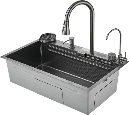 Комплект Savol S-SC002Q графит в стиле hi-tech