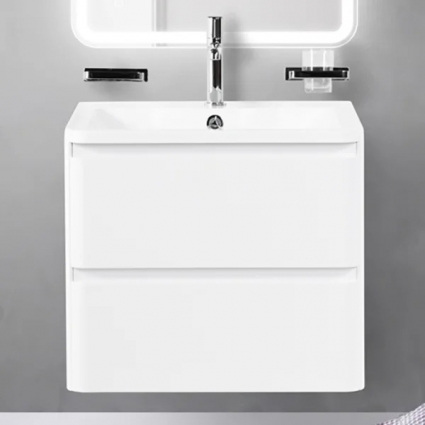 Тумба для комплекта BelBagno Albano 60 подвесная, bianco lucido, глянцевая, с ящиками