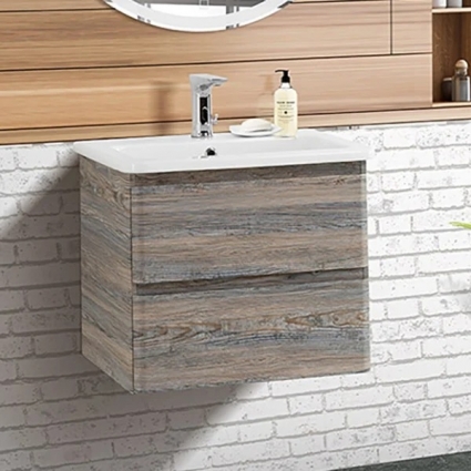 Тумба для комплекта BelBagno Albano-Cer 60 подвесная, pino scania, глянцевая, с ящиками