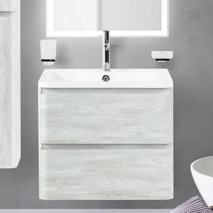 Тумба для комплекта BelBagno Albano 60 подвесная, rovere vintage bianco, матовая, с ящиками
