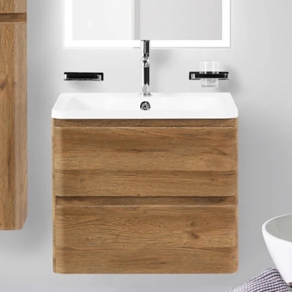 Тумба для комплекта BelBagno Albano 60 подвесная, rovere rustico, матовая, с ящиками