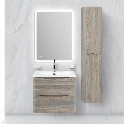 Мебель для ванной BelBagno Acqua 60 подвесная, pino scania, матовая, с ящиками