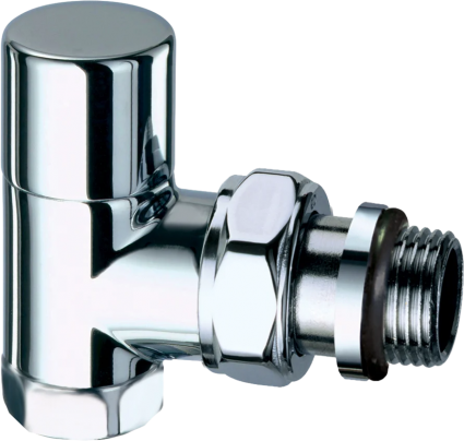 Запорный вентиль FAR LadyFAR FL 0138 12P 1/2" ВР, угловой, уплотнение epdm, серебро
