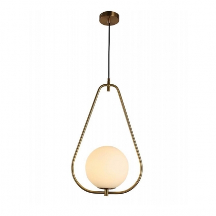 Подвесной светильник Lumina Deco Forneri LDP 6832-200 WT+MD в современном стиле, цвет белый
