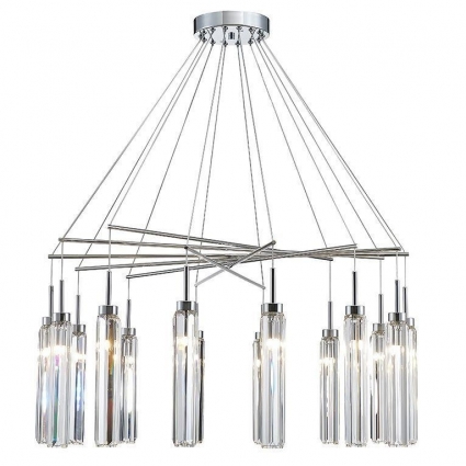 Подвесная люстра Newport 4524+10/S chrome М0068064 в стиле модерн, цвет хром