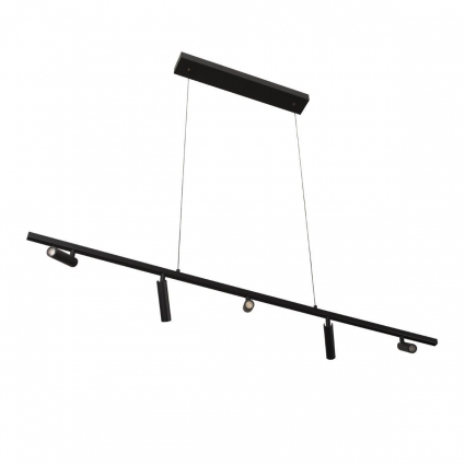 Подвесная светодиодная люстра Loft IT Sign 10260/5 Black в стиле Хай-тек, цвет черный