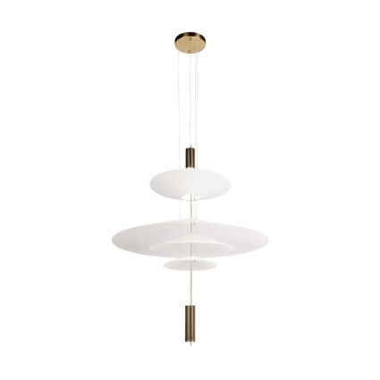 Подвесной светильник Loft IT Skylar 10244/C Brass в стиле модерн, цвет белый