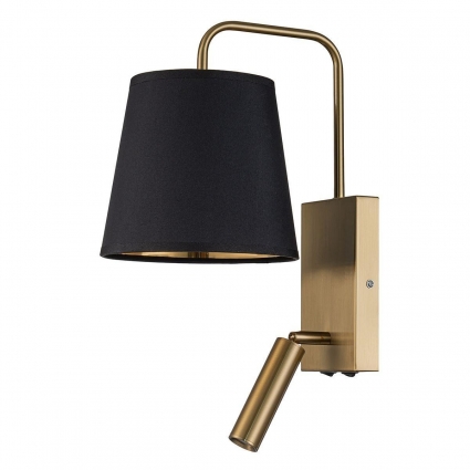 Бра Escada Comfy 589/1A Brass цвет черный, мощность 42 Вт