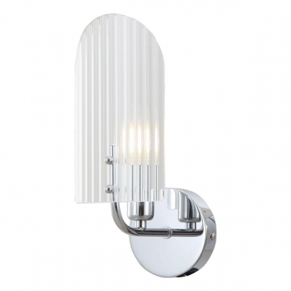 Бра iLamp Dolce W15571-1 CR+CL в стиле модерн, цвет хром, мощность 60 Вт