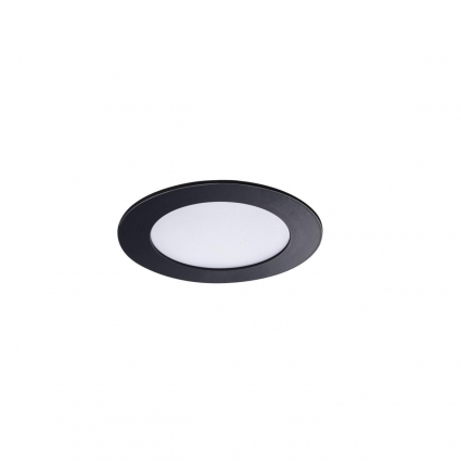 Потолочный светодиодный светильник Kanlux ROUNDA V2LED6W-WW-B 33562 цвет черный