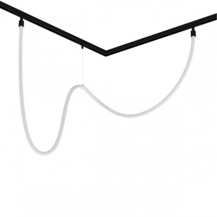 Трековый светодиодный светильник Arte Lamp Loop A4911PL-1BK цвет белый, мощность 65 Вт
