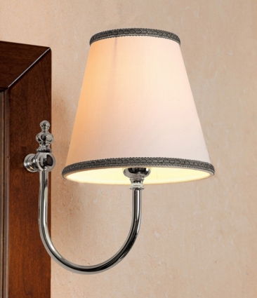 Светильник La Beaute Classic LU05B.CRS для зеркала, хром, абажур белый, округлый