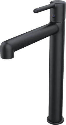 Смеситель для раковины Iddis AIGBL01i01 черный матовый однорычажный, длина излива 18.2 см