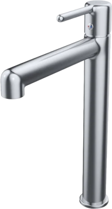 Смеситель для раковины Iddis AIGBC01i01 хром матовый однорычажный, длина излива 18.2 см