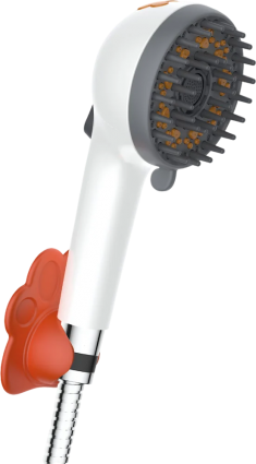Душевая лейка Lemark LM8151PS для животных, белая, штанга 18.7 см, 4 режима