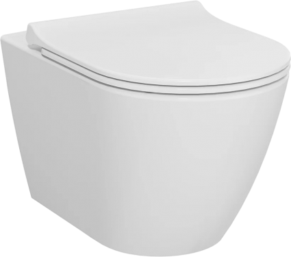 Унитаз подвесной VitrA Sanibelle 7551B003-0075 безободковая белый, 35.5x54 см