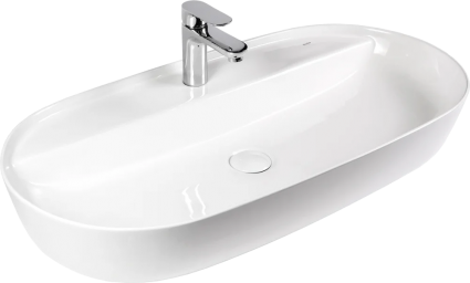 Раковина BOND Oval S01-800 цвет белый