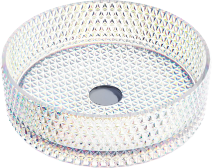 Раковина Ceramica Nova Cristal CN6059 неон цвет прозрачный