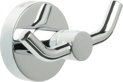 Крючок Fixsen Comfort Chrome FX-85005A, двойной в современном стиле