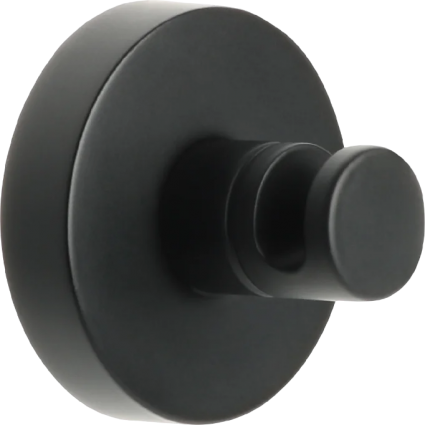 Крючок Fixsen Comfort Black FX-86005, одинарный в современном стиле