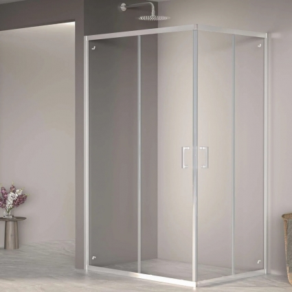 Душевой уголок RGW Passage PA-040, 1200x900x1950, профиль хром, прямоугольный, двери раздвижные