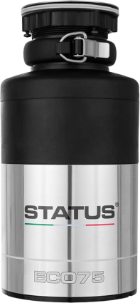 Измельчитель отходов Status ECO 75 расчитан на 3-4 человека, мощность 390 Вт