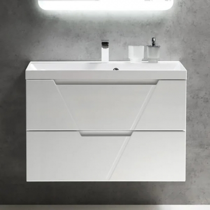 Тумба для комплекта BelBagno Vittoria 90 подвесная, bianco opaco, матовая, с ящиками