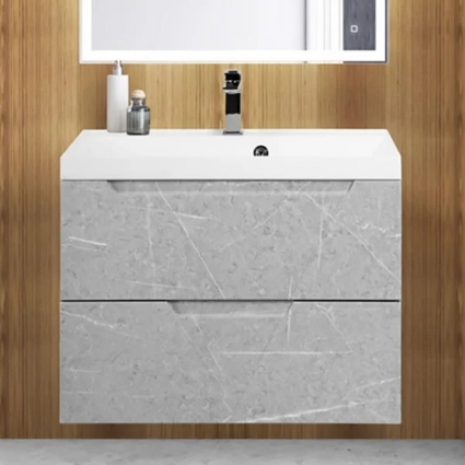Тумба с раковиной BelBagno Vittoria 70 подвесная, toros bianco, матовая, с ящиками