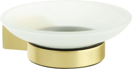 Мыльница Fixsen Trend Gold FX-99008, стекло, подвесная