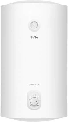Накопительный водонагреватель Ballu Orfeus DH BWH/S 100, электрический, 1.5 кВт, сухой ТЭН, белый