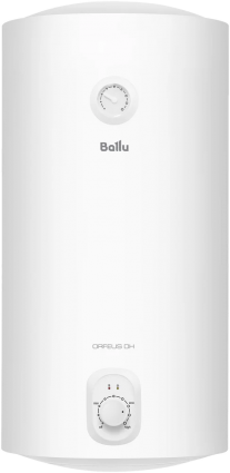 Накопительный водонагреватель Ballu Orfeus DH BWH/S 50, электрический, 1.5 кВт, сухой ТЭН, белый