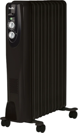 Напольный обогреватель Ballu Classic Black BOH/CL-11BRN 11 секций на площадь 27 кв.м., цвет черный