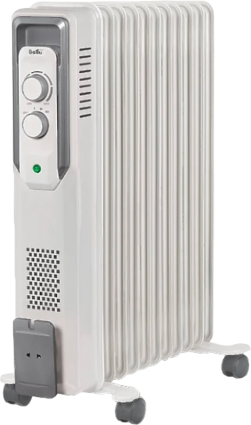 Напольный обогреватель Ballu Cube BOH/CB-11W 11 секций на площадь 27 кв.м., цвет белый
